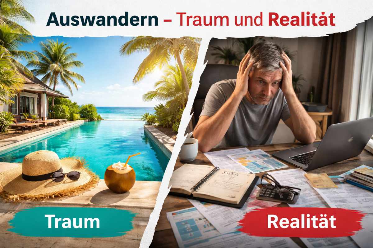 Auswandern Traum vs Realität Leben im Ausland Planung Alltag