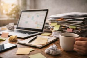 Chaos im Alltag durch fehlende Struktur und unklare Abläufe