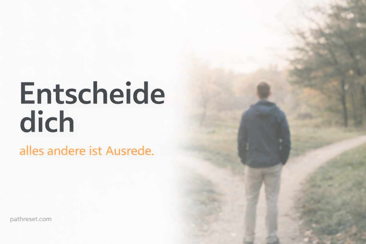 Entscheidung treffen statt planen – Klartext über Veränderung und Handeln