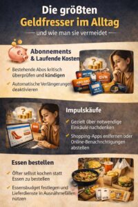 Die größten Geldfresser im Alltag und wie man sie vermeidet