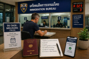 Thailand Visum Deutsche – 90 Tage Meldung bei der Immigration in Thailand